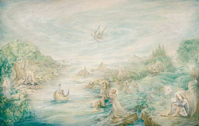 Das andere Land, 1979, Öl auf Leinwand, 145 × 230 cm