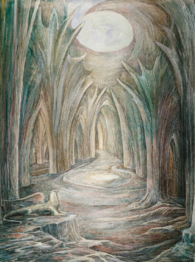 Basilisk, 1982, Mischtechnik auf Karton, 74 × 55 cm