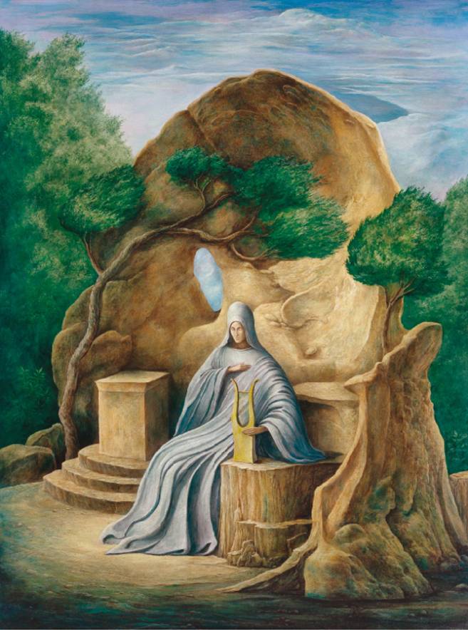 Bildnis eines Wesen, 1995, Öl auf Leinwand, 148 × 112 cm