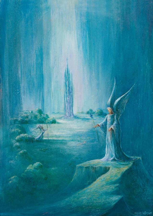 Engel der Schwelle, 2007, Öl auf Leinwand, 28 × 20 cm