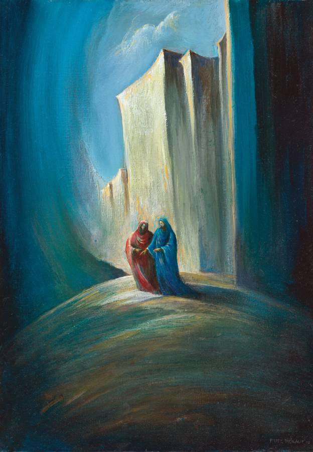 Wanderer zwischen den Welten, 2007, Öl auf Leinwand, 35 × 25 cm