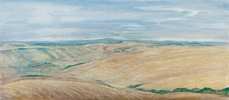 Crete, 2002, Aquarell, 24 × 54 cm