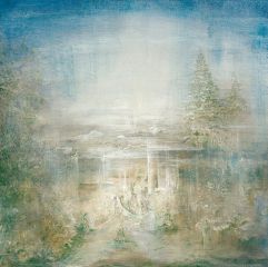 Zwielicht, 1975, Öl auf Leinwand, 70 × 70 cm