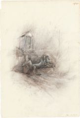 Genius, 1988, Sepiazeichnung, 30 × 20 cm