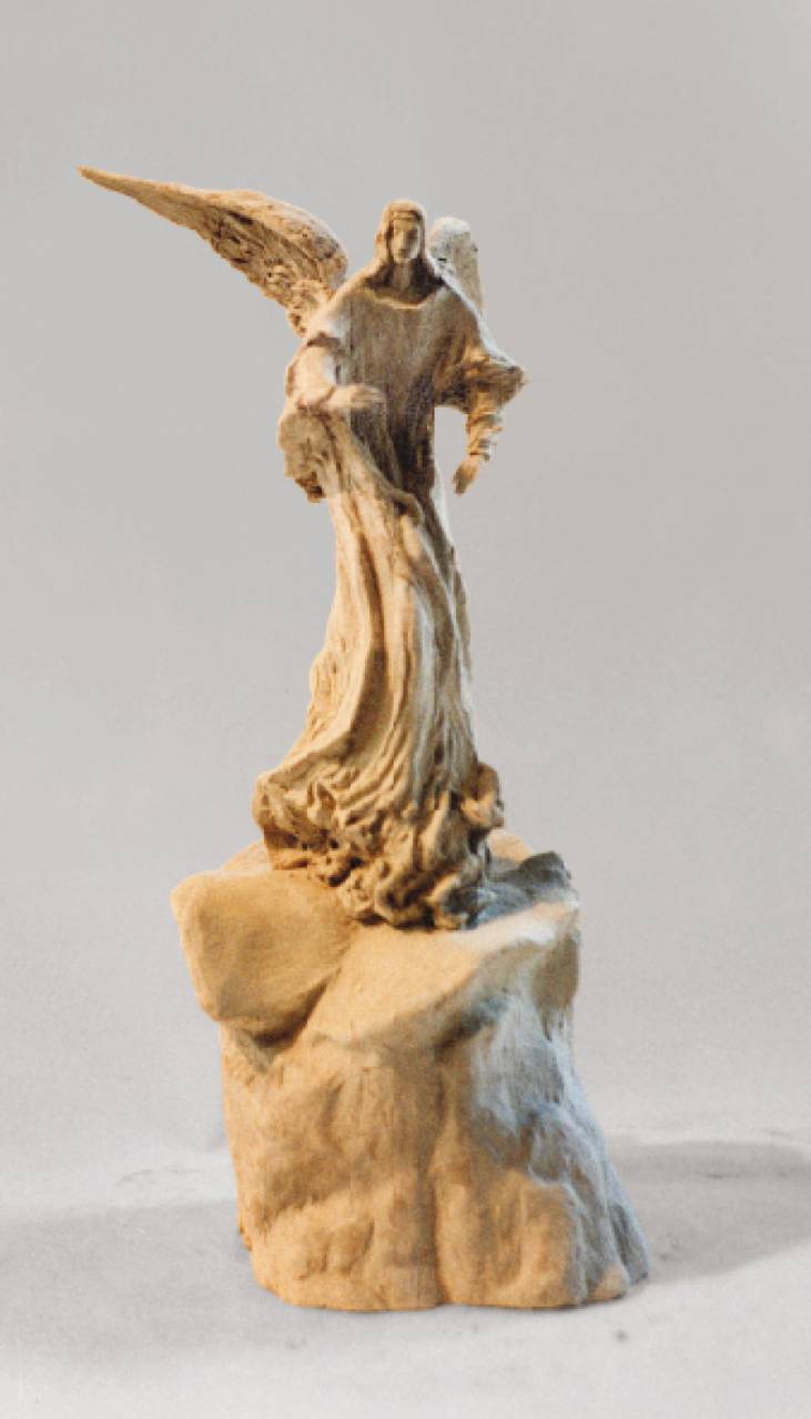 Engel, 1994, Ton, Höhe: 35 cm